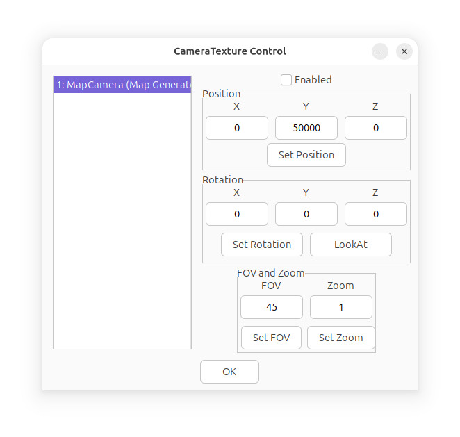 Camera Texture
        Control