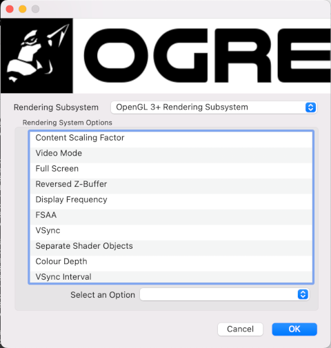 Ogre Menu